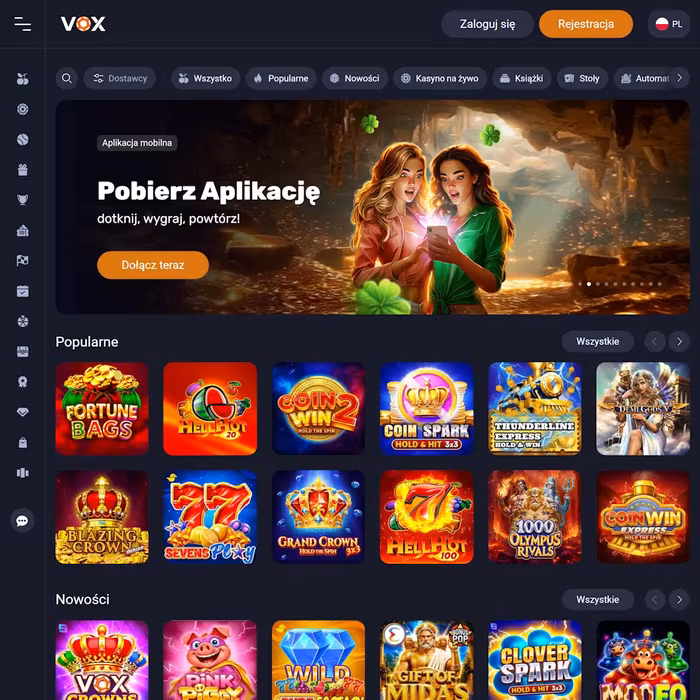 vox casino logowanie